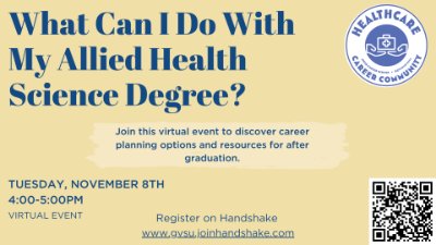 What Can I Do With My Allied Health Science Degree?